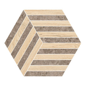 Décor Nordic Wood par Novabell en coloris Nest Earth Almond