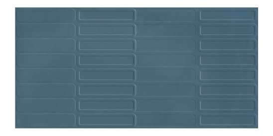 Décor Watery par Tau Ceramica en coloris Blue