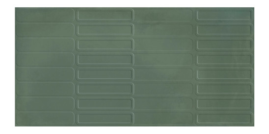 Décor Watery par Tau Ceramica en coloris Green