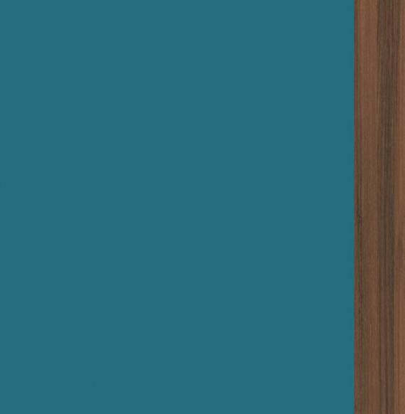 Finition bleu mat