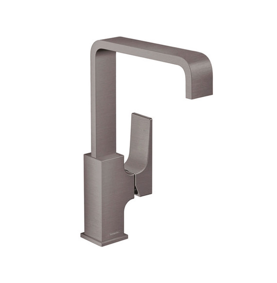 Collection de robinets Metropol FinishPlus Hansgrohe Noir Brossé Chrome