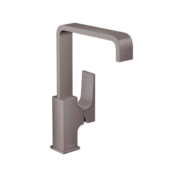 Collection de robinets Metropol FinishPlus Hansgrohe Noir Brossé Chrome