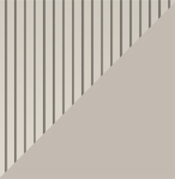 Façade Argile strié Corps Argile mat