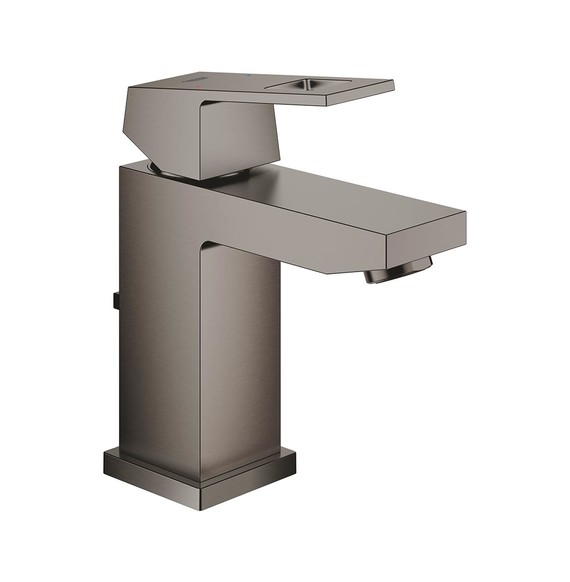 Mitigeur monocommande Lavabo Taille S Eurocube Hard Graphite brossé de Grohe