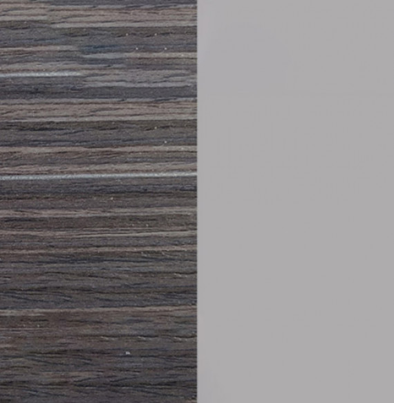 Zébrano gris / Gris perle mat