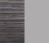 Zébrano gris / Gris perle