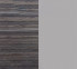 Zébrano gris / Gris perle mat