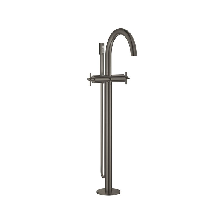 Mélangeur Bain/Douche Atrio Hard Graphite brossé de Grohe