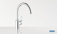 Mitigeur évier bec haut orientable Eurostyle Cosmopolitan de Grohe