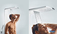 Robinetterie colonne de douche Duschpaneel Raindance Lift de Hansgrohe