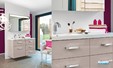 Meuble Rivoli laque Poudre Brillant Poignées Kara de Decotec