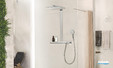 Douche ouverte avec Showerpipe Rainmaker Select 460 2jet de hansgrohe