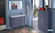 Meuble laque bleu d'Armor Brillant de Decotec