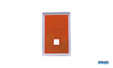 accessoires tendances pour salle de bains en coloris orange