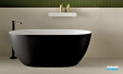 Baignoire Marine coloris Noir / Blanc d'Acquabella 