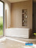 Pare-baignoire NPB3 Doré brossé de Atelier du bain
