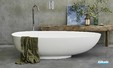 Baignoire îlot ovale contemporaine Teardrop Bath de Clearwater 02