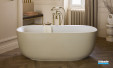 Baignoire îlot Bastille de Jacob Delafon coloris Argile