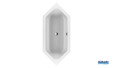 Baignoire square design Villeroy & Boch Loop & Friend Square