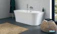 Baignoire demi-îlot Charlton de Duravit