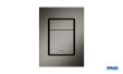 Plaques de commande Skate Cosmopolitan Hard Graphite finition brossée de Grohe