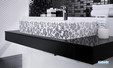 lavabo noir ultra-design Villeroy & Boch de la collection Memento