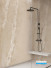 Panneaux muraux Deco douche finition marbre latte