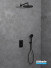 OMEGA-PACK thermostatique douche complet black mat de Cristina Ondyna
