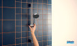 Fonction Pushslider de la colonne de douche Activera S de Hansgrohe