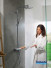 hydrotherapie colonne de douche crometta s ecosmart de hansgrohe