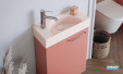 Lave-mains Odéon Rive Gauche Compact Rose pâle satiné de Jacob Delafon