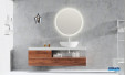 Miroir rond Luna de Trio Lighting for you en 60 cm