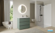 Meuble Mix & Match coloris Vert cendré mat de Burgbad