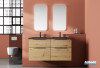 Meuble Passion de Burgbad, Largeur 120 cm, 4 tiroirs, coloris Chêne naturel