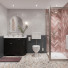 Meuble Freestanding, finition noir mat