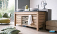 Meuble Origin, caisson en Teck brut