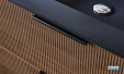 Meuble Stripe de Sanijura, finition Chêne huile chocolat.