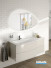 Meuble salle de bain Twist blanc brillant de Cedam