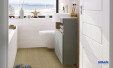 Meuble de salle de bains Astuce coloris grège de la marque Decotec