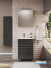 Meuble de salle de bain Filou coloris noir mat par Decotec