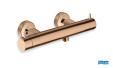 Mitigeur douche termostatique Triverbe or rose