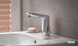 Mitigeur lavabo infrarouge Eurosmart Cosmopolitan E Chromé ambiance 2