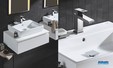 Mitigeur monocommande Lavabo Taille M Eurocube Chromé ambiance 3