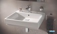 Mitigeur monocommande Lavabo Taille M Eurocube Chromé ambiance 1