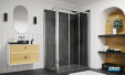 Paroi de douche sss Cariba CI D3R/L + CIFXP de Roth