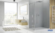 Paroi de douche Walk-in Ophalys de SanSwiss Poli-brillant