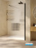 Paroi de douche Structura Noir mat de Leda
