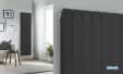 Radiateur Chorus Vertical de Finimetal en coloris Black