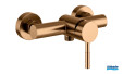 Mitigeur douche mécanique Inox line finition PVD Cuivre brossé d'Aubade Création