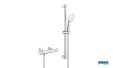 Ensemble de douche et barre 600 mm Grohtherm 800 Cosmopolitan de Grohe